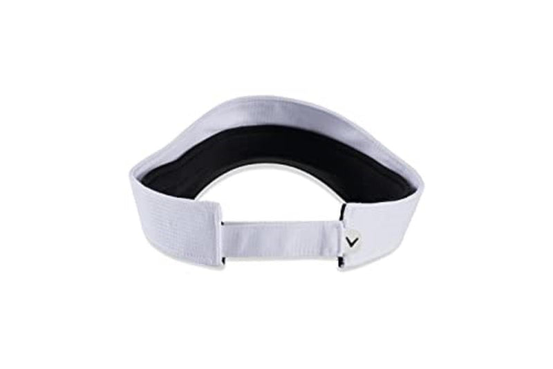 Callaway Unisex Hw Cg Liquid Metal Visor Wht or Blk 22, White/Black, One Size UK - Golf Gift