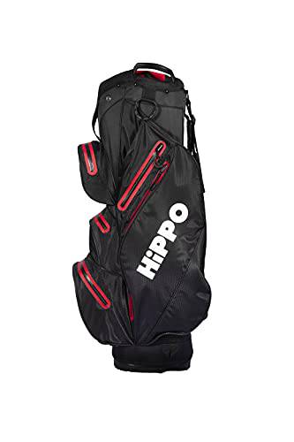 100% Waterproof GUARANTEED HiPPO Golf Cart Bag 2022 New model Stock Black/Red - Golf Gift