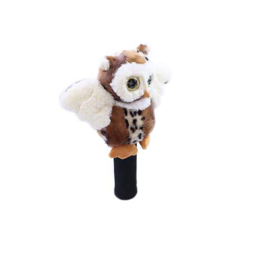 Golf Club Covers Cute Owl Golf Headcover For Men's And Women's Golf Club Mascot Novelty Golf Head Covers(Driver Style A-01) - Golf Gift