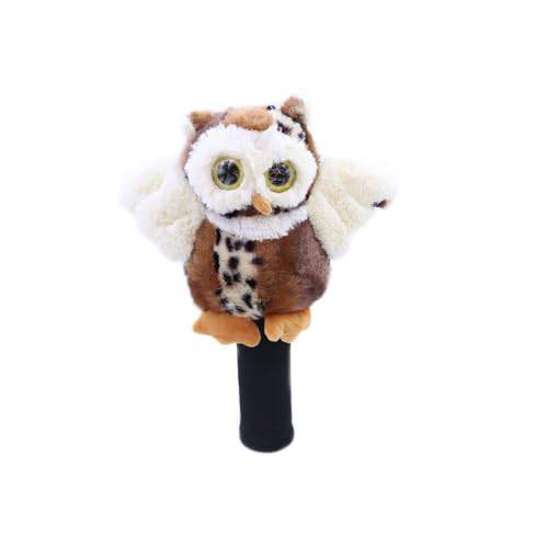 Golf Club Covers Cute Owl Golf Headcover For Men's And Women's Golf Club Mascot Novelty Golf Head Covers(Driver Style A-01) - Golf Gift