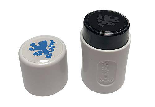 Asbri Golf Lion Ball Stamper - Blue - Golf Gift