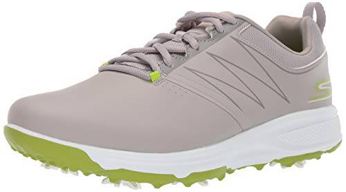 Skechers Men's GO Golf Torque Trainers, Gray Synthetic/Lime Trim, 10 UK - Golf Gift