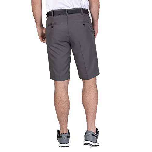 Island GREEN Men's Tour Breathable Golf Shorts, Charcoal, 38W - Golf Gift