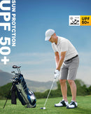 33,000ft Men's Golf Shorts Dry Fit, 11" Lightweight Quick Dry Golf Stretch Bermuda Shorts Performance Casual Shorts with Pockets for Golf Travelling and Wroking, Silver Grey