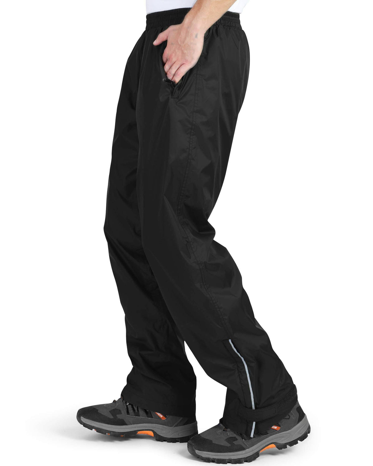 Men’s Lightweight Waterproof Overtrousers – Windproof Breathable Golf  Gift