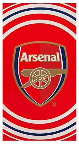 Club Licensed Arsenal Pulse Towel - 70 x 140cm Approx - Golf Gift