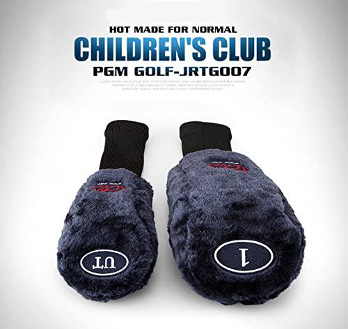 PGM 𝐉𝐮𝐧𝐢𝐨𝐫 𝐆𝐨𝐥𝐟 𝐂𝐥𝐮𝐛 𝐂𝐨𝐦𝐩𝐥𝐞𝐭𝐞 𝐒𝐞𝐭 for Children Kids, 3-5 Age Groups 5 Golf Clubs with Stand Bag and 2 Headcovers for Boys & Girls, Right Hand, Yellow - Golf Gift