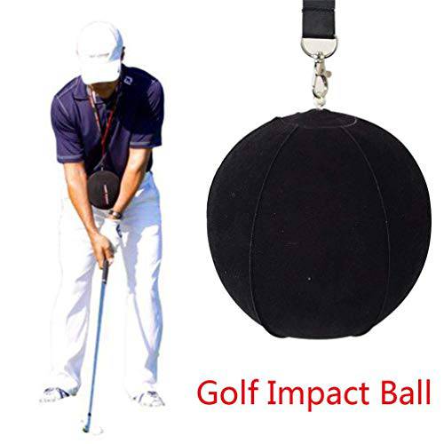 FunMove Upgraded Golf Impact Ball Golf Swing Trainer Aid Smart Assist Practice Ball Teaching Posture Correction Training Adjustable Intelligent Arm Motion Guide, Golf Gifts for Men - Golf Gift