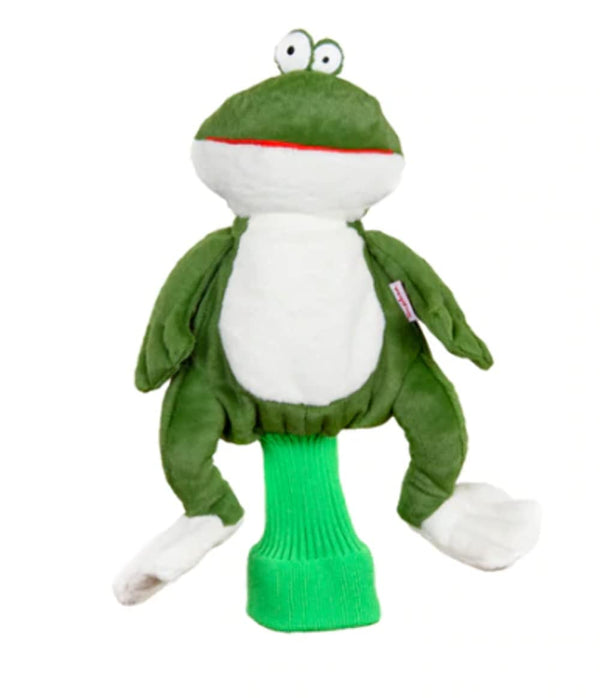 Daphne's Novelty Animal Golf Headcovers - Frog Golf Driver Headcover - Golf Gift