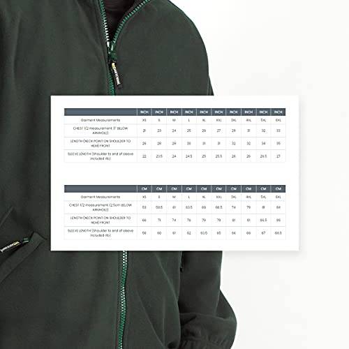 Ladies Full Zip Classic Fleece Jackets Sizes 8 to 30 by MIG - Suitable for Work & Leisure (6 to 8 / XS - Extra Small, Bottle Green) - Golf Gift