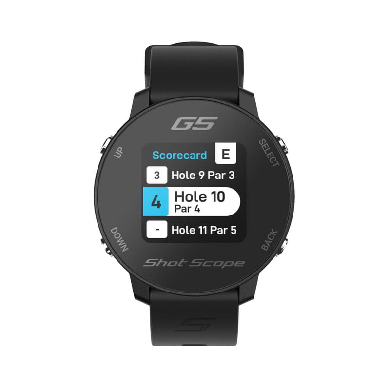 Shot Scope G5 Golf GPS Watch (Black) - Golf Gift