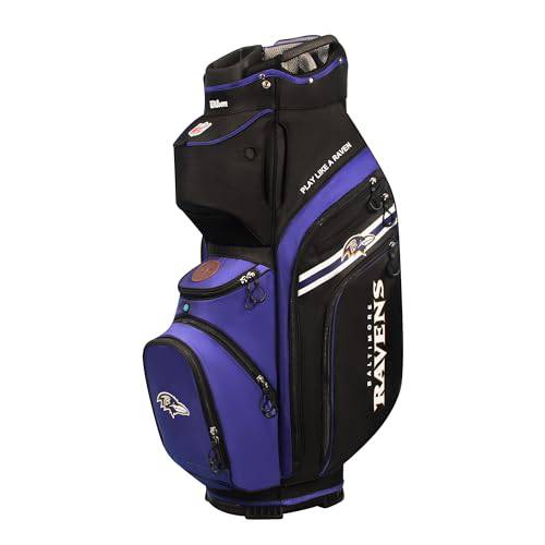 Wilson NFL Golf Bag - Cart, Baltimore Ravens - Golf Gift