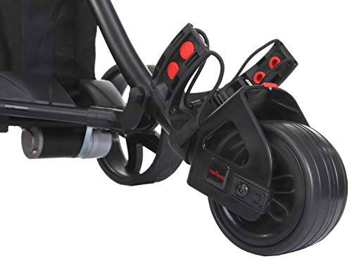 Caddymatic V2 Electric Golf Trolley/Cart With 36 Hole battery With Auto-Distance Functionality Black - Golf Gift