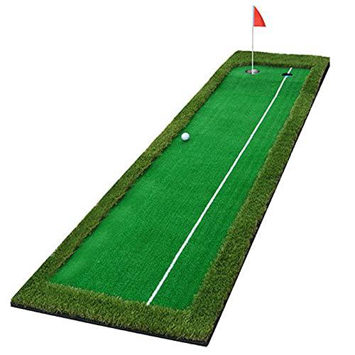 Air League Hilllman PGM Golf Artificial Turf Two Hole Putting Green - Golf Gift