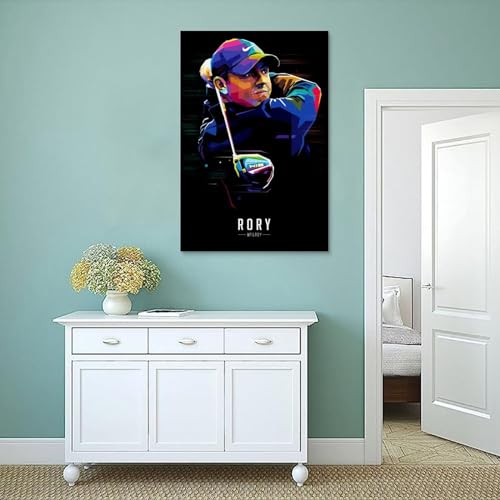 GOORAL Rory McIlroy Golf Star Art Poster Picture Print Wall Art Painting Canvas Artworks Gift Idea Room Aesthetic 08x12inch(20x30cm) - Golf Gift