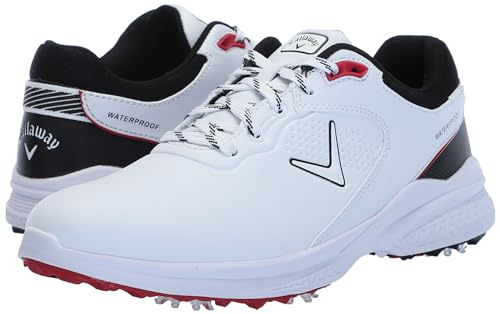 Callaway Men's Solana TRX V3 Golf Shoe, White/Black, 15 UK - Golf Gift