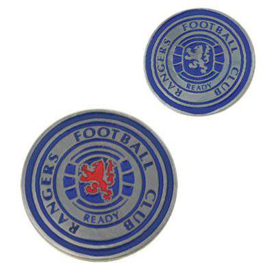 Official Rangers FC Golf Ball Marker - A great gift / present for men, boys, sons, husbands, dads, boyfriends for Christmas, Birthdays, Fathers Day, Valentines Day, Anniversaries or just as a treat for and avid football fan - Golf Gift