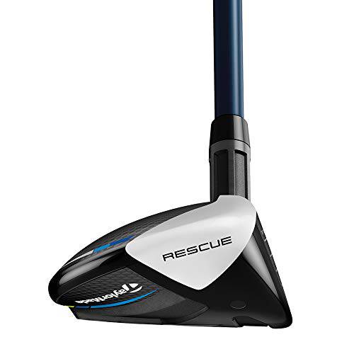 TaylorMade SiM 2 Max Rescue Mens Right Hand Graphite Senior Rescue 5-25 Degree, Black/White - Golf Gift