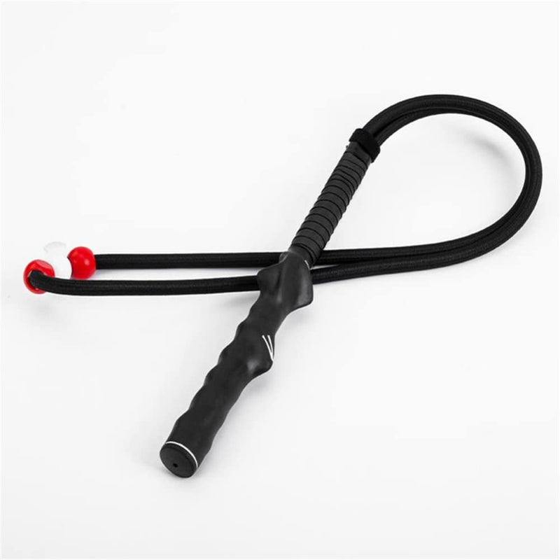 Golf Swing Trainer, Golf Swing Trainer Aids Set, Distance Rope Improve Swing Speed Lagging Rhythm, Golf Warm-Up Stick for Strength & Tempo Training Arm Band For Golf Beginner black - Golf Gift