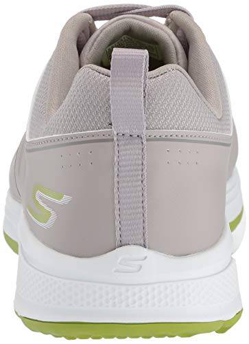 Skechers Men's GO Golf Torque Trainers, Gray Synthetic/Lime Trim, 10 UK - Golf Gift