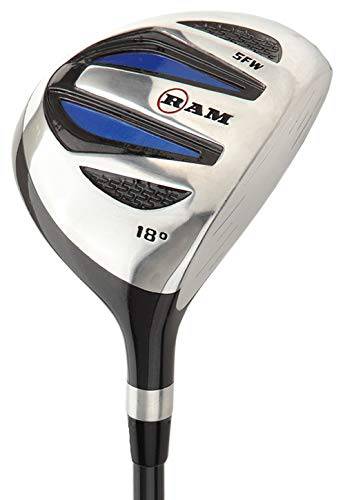 Ram Golf EZ3 Mens Steel Wood Set - Driver, 3 & 5 Wood - Headcovers Included - Golf Gift