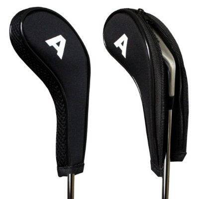 Andux Number Print Golf Iron Club Head Covers Zipper Long Neck 10pcs/set Black - Golf Gift