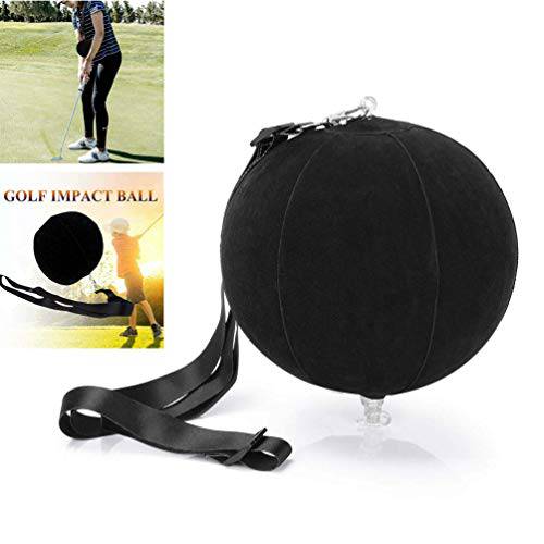 FunMove Upgraded Golf Impact Ball Golf Swing Trainer Aid Smart Assist Practice Ball Teaching Posture Correction Training Adjustable Intelligent Arm Motion Guide, Golf Gifts for Men - Golf Gift