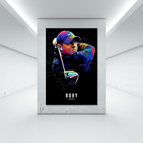 GOORAL Rory McIlroy Golf Star Art Poster Picture Print Wall Art Painting Canvas Artworks Gift Idea Room Aesthetic 08x12inch(20x30cm) - Golf Gift