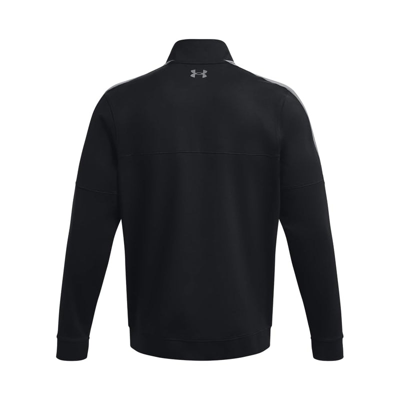 Under Armour Mens Storm Midlayer Full Zip Performance Jacket Black/Black/Gray L - Golf Gift