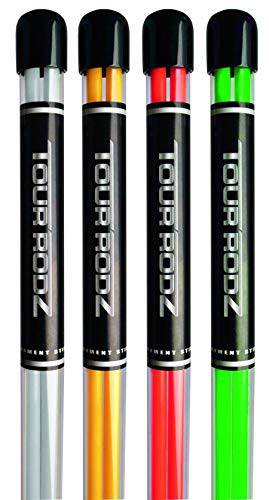 Longridge Golf Practice Aid Tour Rodz Alignment Sticks Black - Golf Gift