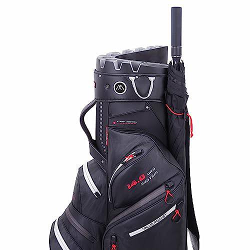 BIG MAX 2024 DRI-LITE SILENCIO WATER RESISTANT 14 WAY SPIRAL TOP GOLF CART BAG - Golf Gift