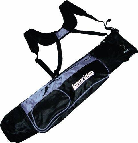 Longridge 5" Pencil Golf Bag - Black/Silver - Golf Gift