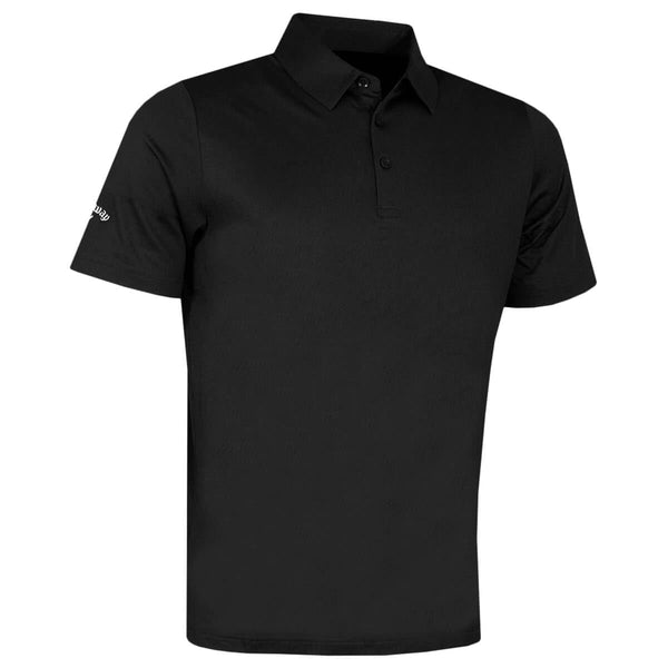 Callaway Golf Mens Swingtech Solid Polo Shirt - Caviar - XXXL - Golf Gift