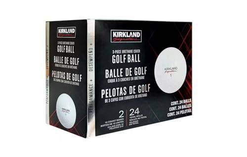 Kirkland V3.0#1654518 3-Piece Urethane Covered Golf Balls (2 Dozen 24 Balls) - Golf Gift