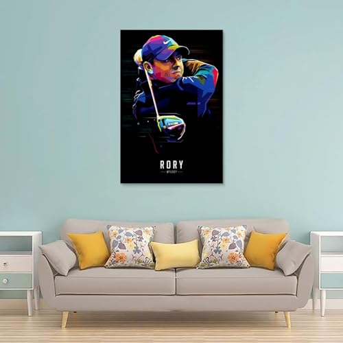 GOORAL Rory McIlroy Golf Star Art Poster Picture Print Wall Art Painting Canvas Artworks Gift Idea Room Aesthetic 08x12inch(20x30cm) - Golf Gift