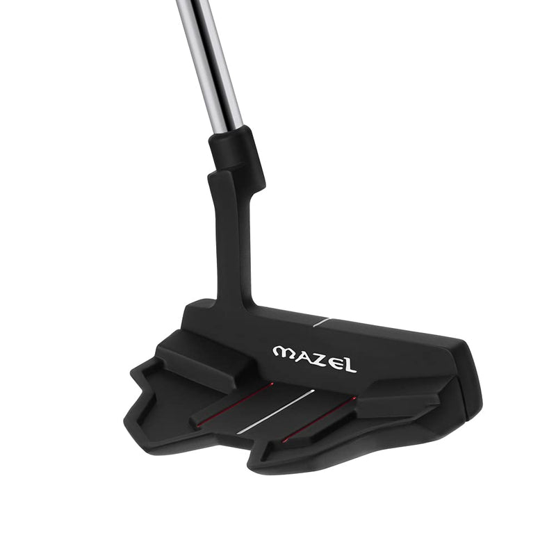 MAZEL Golf Putter for Men Right Handed 34 Inch, Premium Mallet Putter Insert Milled Face, Putter Headcover Included - Golf Gift