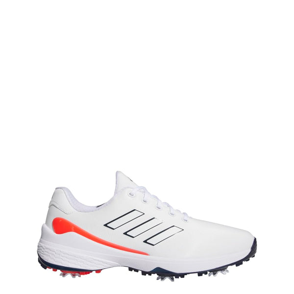 adidas Men's ZG23 Golf Shoe, Ftwr White/Collegiate Navy/Bright Red, 7 - Golf Gift