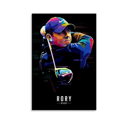 GOORAL Rory McIlroy Golf Star Art Poster Picture Print Wall Art Painting Canvas Artworks Gift Idea Room Aesthetic 08x12inch(20x30cm) - Golf Gift