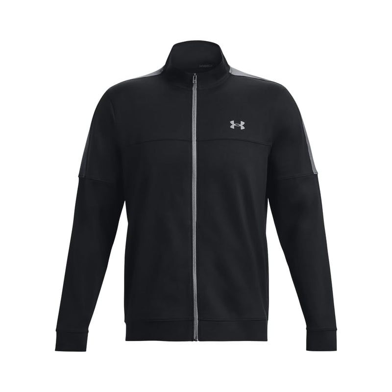 Under Armour Mens Storm Midlayer Full Zip Performance Jacket Black/Black/Gray L - Golf Gift