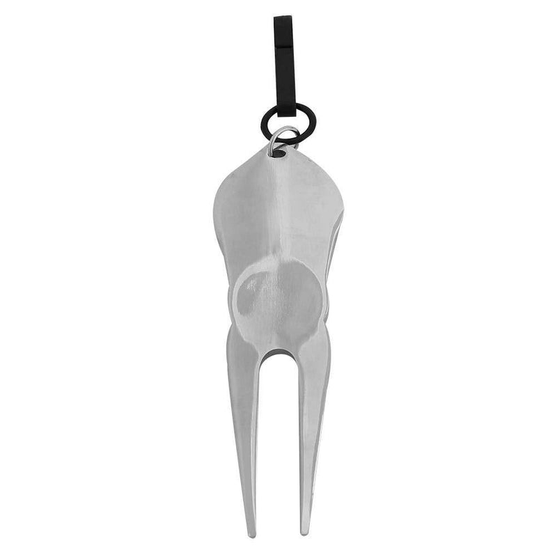 Golf Divot Tool Portable Metal Golf Green Divot Repair Tool Ball Marker Pitch Mark(GOLF) - Golf Gift