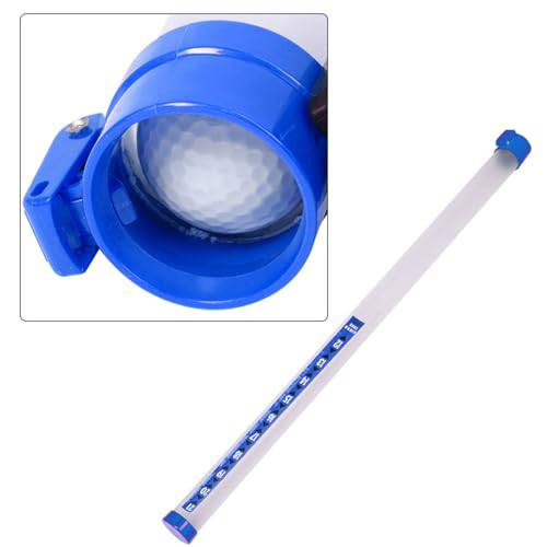 LEYILE Clear Golf Ball Picker Tube Golf Ball Retriever Tube Pickup Soccer Tool Golf Ball Retriever Collector - Golf Gift