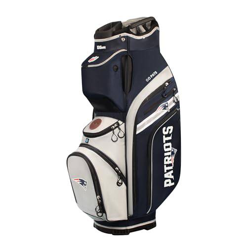 Wilson NFL Golf Bag - Cart, New England Patriots - Golf Gift