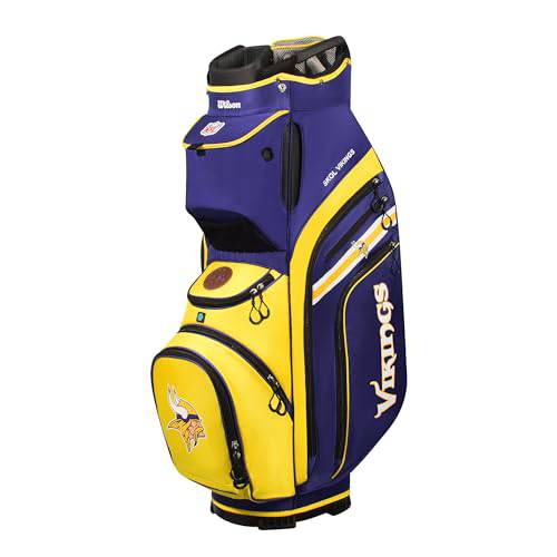 Wilson NFL Golf Bag - Cart, Minnesota Vikings - Golf Gift