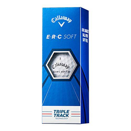 2021 Callaway ERC Triple Track Golf Balls, White - Golf Gift