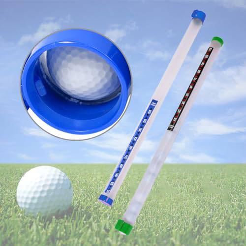 LEYILE Clear Golf Ball Picker Tube Golf Ball Retriever Tube Pickup Soccer Tool Golf Ball Retriever Collector - Golf Gift