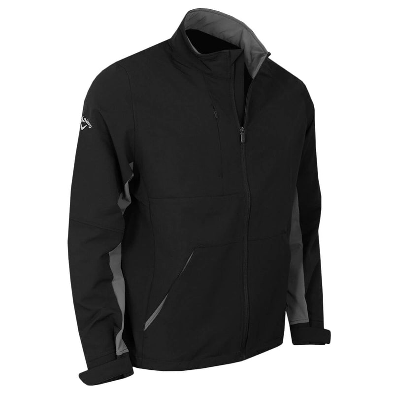 Callaway Golf Mens Premium Wind Jacket - Caviar - L - Golf Gift