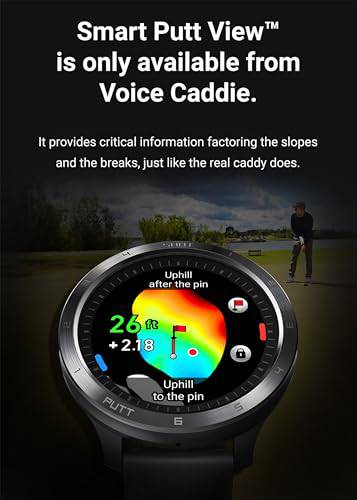 Voice Caddie T11 GOLF GPS WATCH - BLACK - Golf Gift