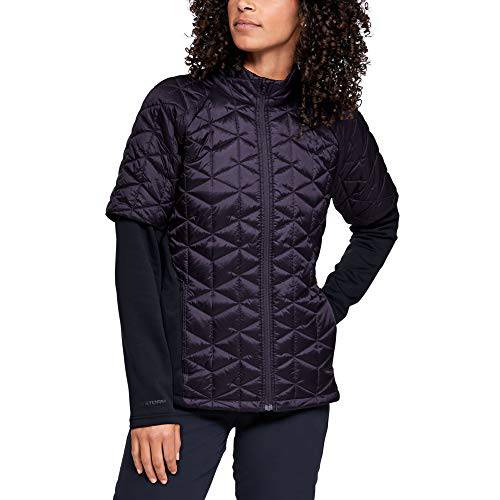 Under Armour Women's ColdGear Reactor Golf Hybrid Jacket, Nocturne Purple (595)/Nocturne Purple, L - Golf Gift