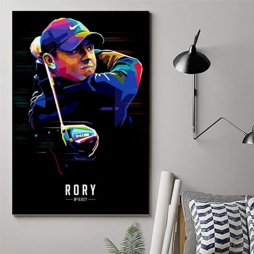 GOORAL Rory McIlroy Golf Star Art Poster Picture Print Wall Art Painting Canvas Artworks Gift Idea Room Aesthetic 08x12inch(20x30cm) - Golf Gift