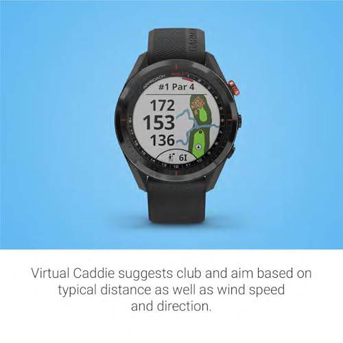 Garmin 010-02200-00 Approach S62, Premium Golf GPS Watch, Built-in Virtual Caddie, Mapping and Full Color Screen, Black - Golf Gift